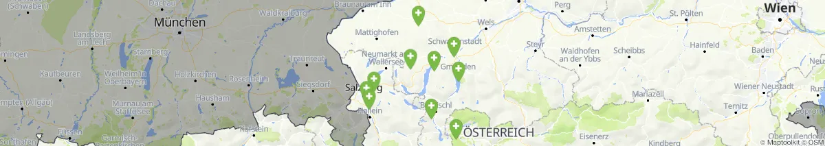 Kartenansicht für Apotheken-Notdienste in der Nähe von Weyregg am Attersee (Gemeinde, Oberösterreich) (152)